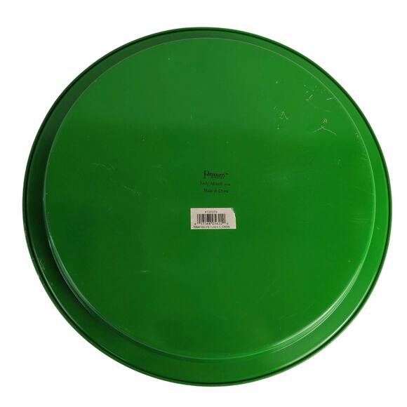 Vintage Judy Mizell Potpourri Petunia's Garden Rabbit Tin Serving 13" Round Tray - Picture 6 of 6